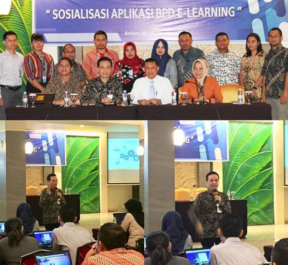 Sosialisasi BPD E- Learning di Bank Malukumalut