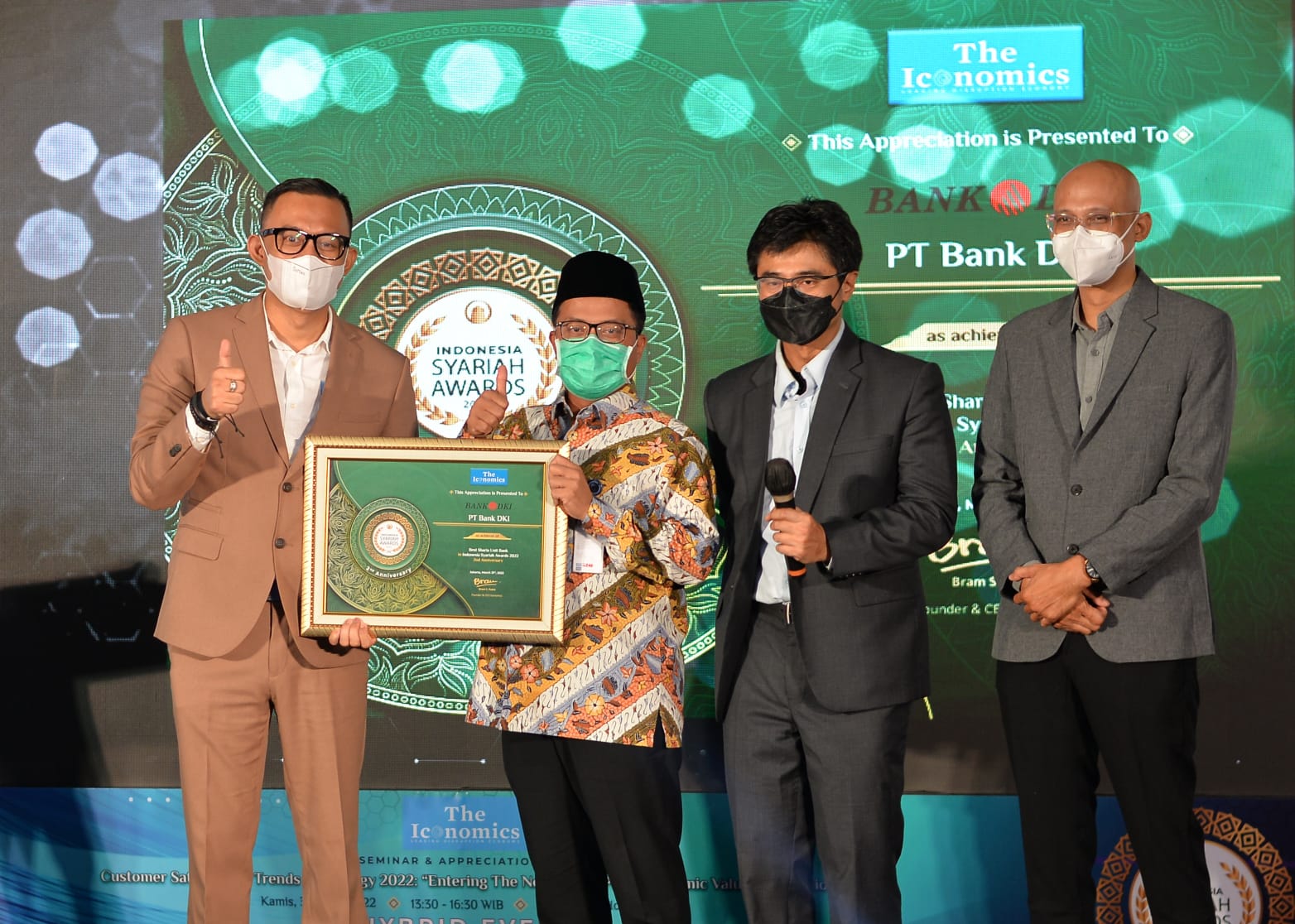 Bank DKI Raih Penghargaan Indonesia Sharia Finance Awards 2022