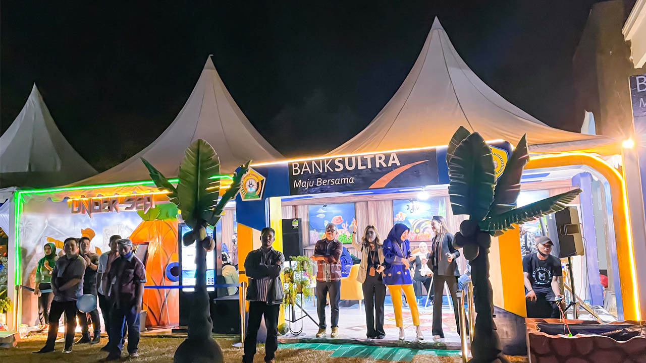 Usung Konsep Under Sea, Bank Sultra Ramaikan Expo HUT Sultra Ke-58 Di Baubau